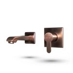 VIVAT FLAT Wall Mounted Built In Basin Mixer 01