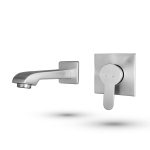 VIVAT FLAT Wall Mounted Built In Basin Mixer 03